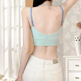 Soft-Girl Crop Top BH with "BABE" lettering