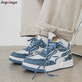Y2K Denim Skate Shoes for Women Hip-Hop Sneakers