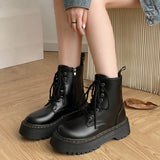 Stylish black Martin boots for alternative fashion