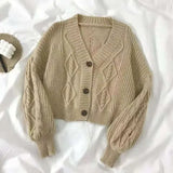 ライトアカデミア風カーディガン＆プリーツスカート