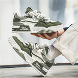 Y2K Skate Shoes in Olive Green Comfortable