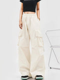 Y2K Cargo Pants with High Waist and Large Pockets for Women