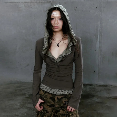 Grunge-Inspired Hoodie with Urban Flair