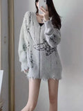 Cozy Cardigan in Korean Style Stylish with Zipper