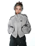 E-Girl Jacke Moderne Retro-Streetwear im Y2K-Stil
