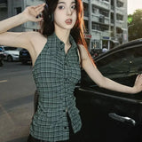 Stylish Y2K Halter Top for Women