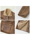 Ladies jacket made of high-quality reversible suede