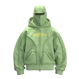 Y2K Oversized Hoodie with Double Design