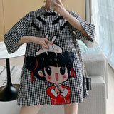 hem long Misty Rosa Cheongsam-Stil E-Girl-Kleid