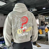 Send Y2K Sweater for Women Beautiful Chaos with Spider Print and Casual Style