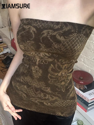 Fairy Grunge Vintage Ripp-Top with sexy heart-shaped neckline