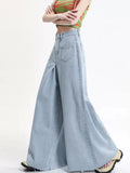 Oversized Jeans in Goth & E-Girl Style High Waist with Wide Leg