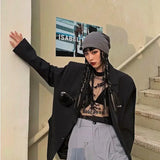 Transparent Lace T-Shirt for Grunge Style