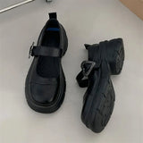 Brown Lolita Shoes with Heart Buckle