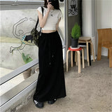 Alternative-Trendy Korean Maxi Skirts in Casual Look