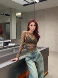 E-Girl Long Sleeve Crop Top for Trendy Looks