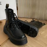Stylish black Martin boots for alternative fashion