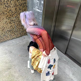 Y2K Coquette Mesh-Top in Japanese Style