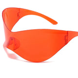 Futuristic Y3K Shield Sunglasses for Women