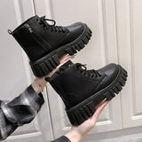 Gothic Platform Boots for Women Autumn/Winter Punk Style with Thick
