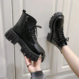 Gothic Platform Boots for Women Autumn/Winter Punk Style with Thick