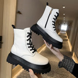 Black Biker Boots for Women