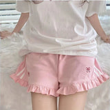 Sweet Pink Ruffled Shorts for the Ultimate Japanese Style