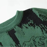 Black Ripped Sweater for Women Gothic