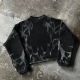 Grunge oversized pullover with unique design