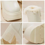 Y3K Style 11cm Platform Wedge Chelsea Boots with Plush