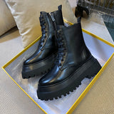 Black Biker Boots for Women