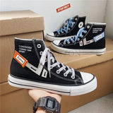 Emo-skate shoes for you black and orange