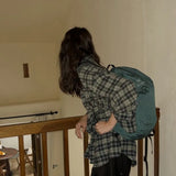 Oversized Karo Shirts for Women Grunge Fashion