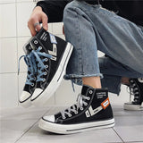 Emo-skate shoes for you black and orange