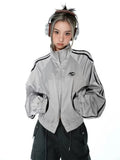 E-Girl Jacke Moderne Retro-Streetwear im Y2K-Stil