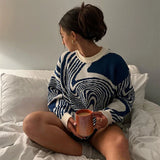 2000s Hip Hop Sweater for Women Fashionable Street Style in Loose Fit