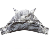 Y2K Hooded Jacket with Devil Horns Camouflage