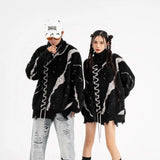 Acubi Pullover with Fringes and Lacing