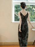 Chinese Flower Jacquard Dress