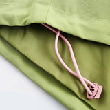 Y2K grüne Kapuzenjacke Windbreaker