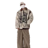 Stylish College Y2K Jacket with Color Combination and Unique